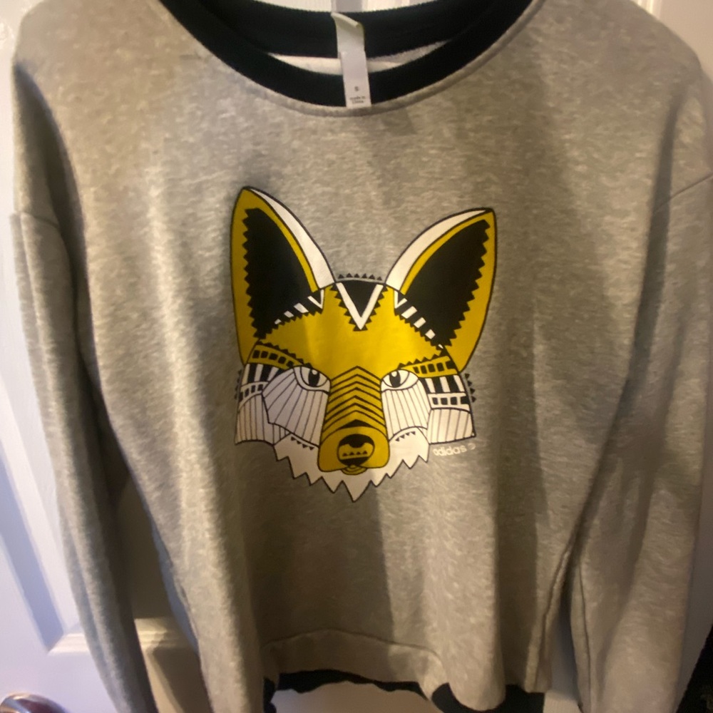 Yellow Wolf Adidas Pull Over